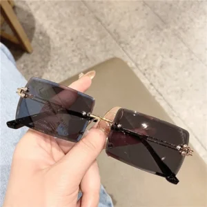 Ocean Series Sun Glasses Colorful Frameless Design Comfortable Metal Frame