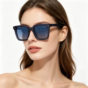Oem Uv400 Protection Women Vintage Retro Shades Polarized Sunglasses Custom Logo Gradient Luxury Acetate Sunglasses