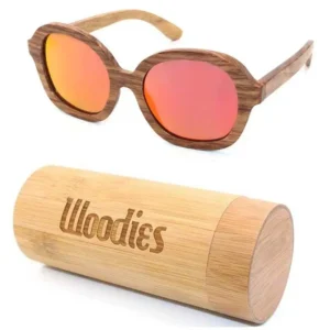 Online shop China fashionable designer custom wooden texture sunglasses