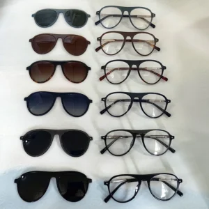 Optical Frames Men Women Clip Sunglasses Fit Over Polarized Sunglasses