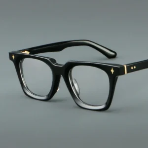 Optical Glasses Acetate Fiber Eyeglasses For Women And Men Square Eyeglass Frames Thick Eyeglasses Design
