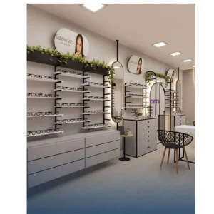Optician Shop Furniture Eyewear and Optical Display Wall Mounted