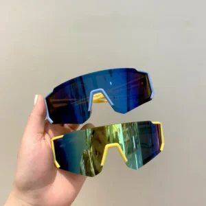 Outdoor Children’s Cycling Sports Glasses Stylish Large Frame UV Resistant Running Sun Shading Sunglasses