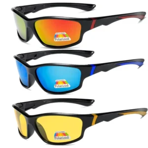 Outdoor Cycling Glasses UV400 Sport Sunglasses for Men FullRim Windproof Sun Glasses Baseball Running Driving Shades