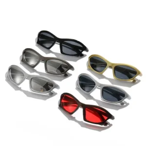 Outdoor Cycling Sunglasses Futuristic Steampunk Glasses Fashion Sunglasses for Women Trendy Y2K Sport Shades UV400 Eyeglasses