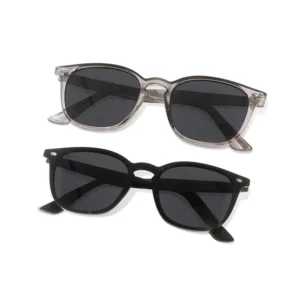 Outdoor High Quality New Style TR90 Sun Glasses Polarized UV400 Square Frames Unisex Sunglasses