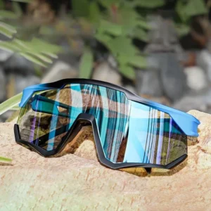 Outdoor Hiking and Cycling Goggles Colored Windproof UV400 Protective Full Frame Sports Sunglasses