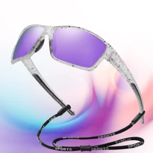 Outdoor Rectangle Frame Driving Sunglasses Polarized Mens Eyewear Sport Glasses