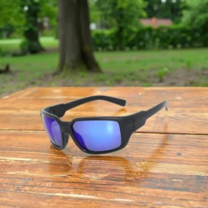 Outdoor Rectangular Comfortable Plastic Frame Polarized TAC Soft TPEE Anti Scratch Coating Glass Lens Sunglasses for Men Women
