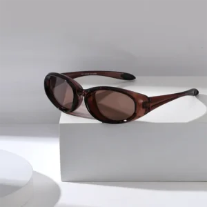 Outdoor Sports Glasses Oval Frames Women Sunglasses Cycling Shades Classic Retro Sun Glasses Custom Logo