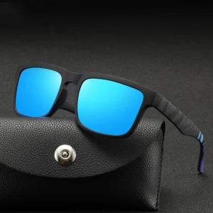 Outdoor Sports Polarized Sun Glasses Square Frame Personalized Sunglasses Driving Fishing Daily Casual Sunglasses
