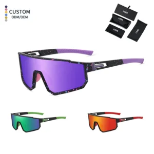 Outdoor Sports Polarized TAC Lenses Sunglasses for Mountain Bike and Bicycle Riding Unisex