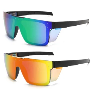 Outdoor Sports XL Size Z87+ Clear Eyewear Side Safety Shield Custom Logo Polarized Photochromic Lens Sunglasses