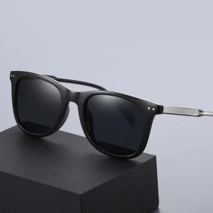 Outdoor Sunglasses Men Polarized UV400 Custom Logo TR90 Men Sun Glasses Flexible Frames Sunglasses