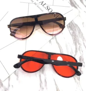 Oversized Alloy Men Sunglasses Polarized Pilot Metal Frame Sun Glasses