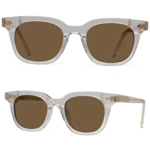 Oversized Frame Acetate Sunglasses Nylon Lens Sports UV Protection Glasses