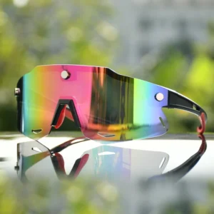 Own Patent Design Factory Direct UV400 Cycling Sports Sunglasses Custom Logo Printed Men’s Polarized Magnetic Cycling Sunglasses