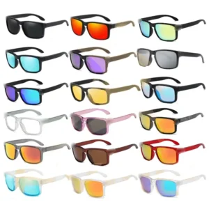 PC Frame Fashion Branded Unisex Sports Sunglasses Women Square Shade Glasses Outdoor Cycling Polarized Sunglasses for Men