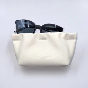 PU Leather Sunglasses Case Travel Organizer Bag, Waterproof Custom Makeup Pouch