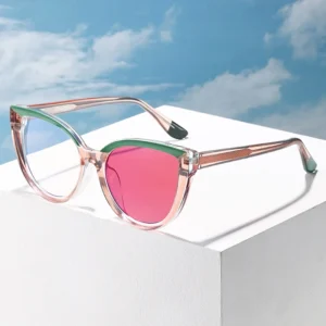 Partagas Fashion Trendy Cat Eye Photochromic Spring Hinge UV400 Protection Shades Sun Glasses Sunglasses for Women