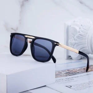 Partagas Retro Designer Custom Logo Square Folding UV400 Protection Shades Sun Glasses Sunglasses for Men