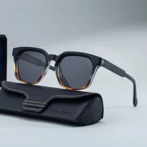 Partagas Retro Designer Custom Logo Square PC Frame Pin in Arms UV400 Shades Sun Glasses Sunglasses for Men Male