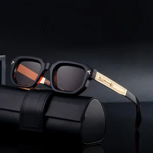 Partagas Retro Designer Custom Logo Square TAC Polarized Fishing Driving UV400 Shades Sun Glasses Sunglasses for Men
