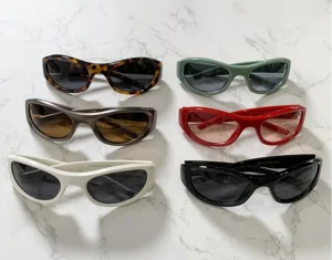 Personality Fashion Sports Cycling Sunglasses Cat Eyes Retro Sun Protection Sunglasses