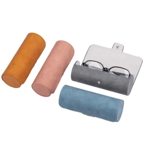 Personalized Multi-functional PU Leather Sunglasses Case Travel-friendly Eyeglasses Case & Bag