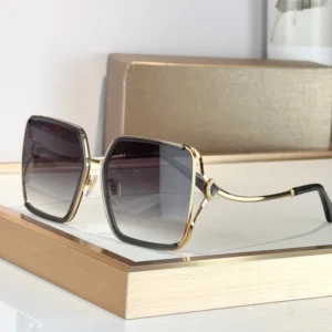 Personalized Trendy Large Frame Sunglasses UV400 Classic Fashion Men’s Women’s Metal Full Rim Frame Designer