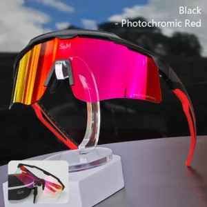 Photochromic Cycling Glasses With TR90 Sports Sunglasses Women Men Running Clear MTB Bike Bicycle Sun Glasses