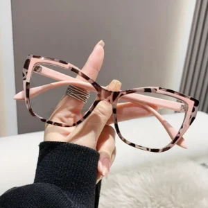 Photochromic Plastic Computer Acetate Metal Frame for Men Glasses Anti Blue Light Cat Eye Prescription Women Eyewear Glasses