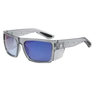 Photochromic Safety Sunglasses PC Frame Side Shield UV400 Outdoor Work Eyewear