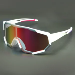 Photochromic Sports Sunglasses Polarized Interchangeable Lens Cycling Bicycle Glasses