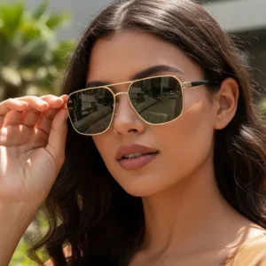 Pilot Style Full Frame UV400 Sunglasses