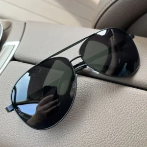 Pilot Sunglasses Driver Men Frameless UV400 HD Special Frog Glasses for Driving