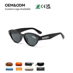 Plastic Frame Cat-eye Sunglasses Trendy and Fashionable Suitable for All Occasions Customizable Sunglasses