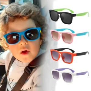Plastic UV400 Girls Boys Sunglasses Children Sun Glasses Baby Summer Glasses Custom Logo Kids Sunglasses