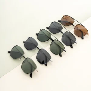 Polarized Alloy Metal Sunglasses UV400 Protection Lightweight Sports Sun Glasses for Cycling Fishing Hiking