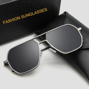 Polarized Aluminum Magnesium Men Sunglasses 8692 Frame Glasses Quality Pilot Metal Sun Glasses for Men