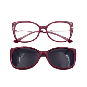 Polarized Animal Pattern Cat’s Eye Sunglasses Metal Slingshot Feet Foldable Unisex Anti-Ultraviolet