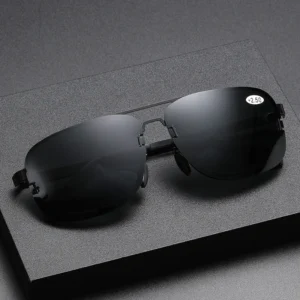 Polarized Bifocal Reading Sunglasses for Men Blue Light Blocking Glasses UV Protection Outdoor Sun Readers Driving Eyeglasses