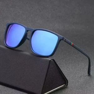 Modern Designer Square Frame Luxury Sunglasses Pink TR90 Men Women Polarized Protection Eyewear