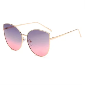Polarized Custom Sunshade Sunglasses Women’s High Quality Trend Retro Cat Eye Oversized Acetate Glasses Sunglasses