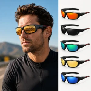Polarized Cycling Glasses UV400 Sports Sunglasses For Men Outdoor Riding Running Fishing