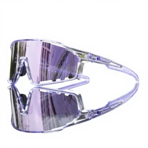 Polarized Cycling Sunglasses & Goggles for Sports Cycling Women & Men Interchangeable Lens Adjustable Nose Pads Windproof