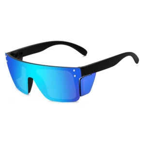 Polarized Fashion Side Shield Rimless UV400 Z87 Safety Sunglasses