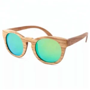 Polarized Leses UV400 Wood or Bamboo Frame Vintage Women Sunglasses