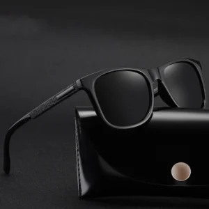 Polarized Men’s Square Sunglasses Personalized and Fashionable Driving Sunglasses