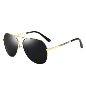Polarized Sunglasses Metal Double-beam Frame Classic Driving Design UV400 Protection Full Rim Custom 1pc Min